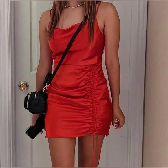 Zara | Dresses | Zara Red Dress Size S | Poshmark